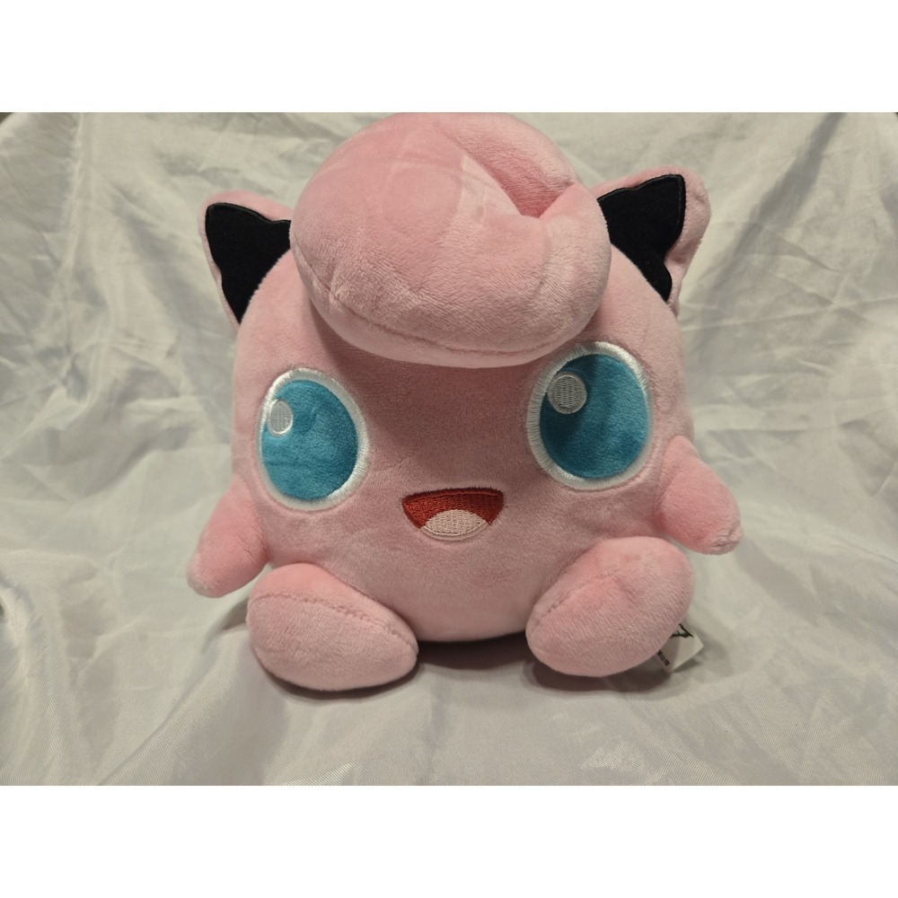 Vtg POKEMON Jigglypuff 9" Pink Plush 1997 Nintendo‎ Chinese Version